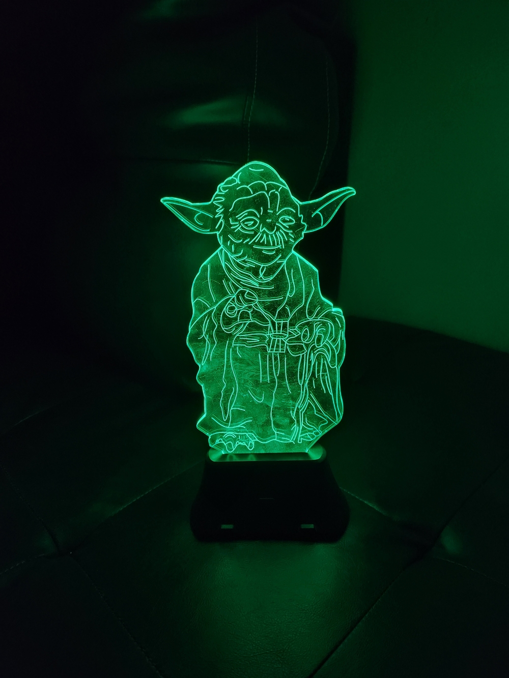Star Wars Yoda LED Acrylic Lantern - Green